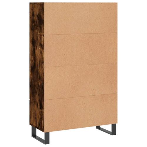 Skab 69,5x31x115 cm konstrueret træ røget sonoma-eg