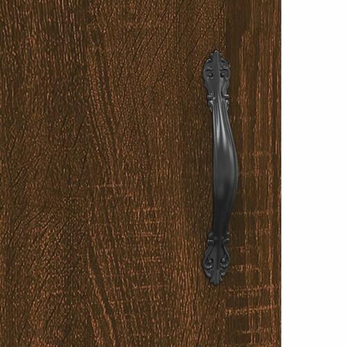 Skab 69,5x31x115 cm konstrueret træ brun sonoma-eg