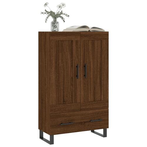Skab 69,5x31x115 cm konstrueret træ brun sonoma-eg