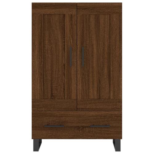 Skab 69,5x31x115 cm konstrueret træ brun sonoma-eg