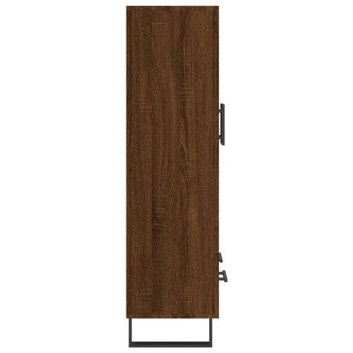 Skab 69,5x31x115 cm konstrueret træ brun sonoma-eg