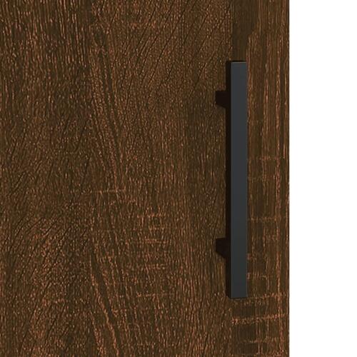Skab 69,5x31x115 cm konstrueret træ brun sonoma-eg