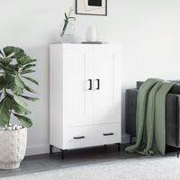 Skab 69,5x31x115 cm konstrueret træ hvid