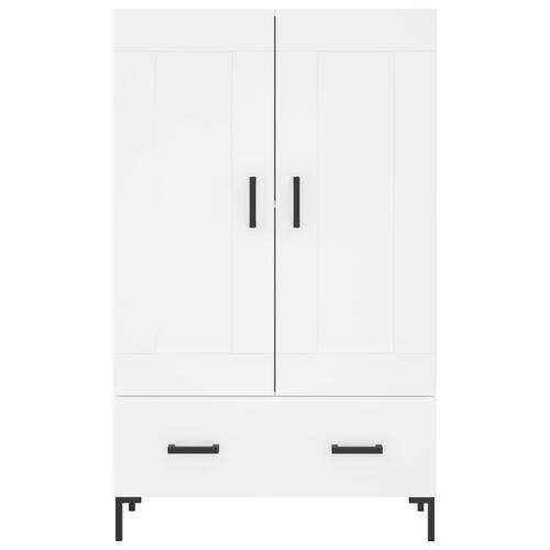 Skab 69,5x31x115 cm konstrueret træ hvid