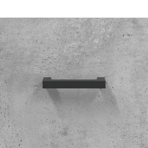 Væghængte sengeborde 2 stk. 35x35x20 cm betongrå