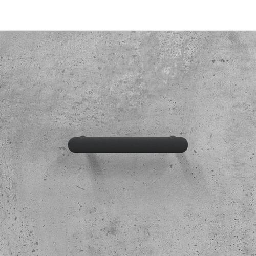 Væghængte sengeborde 2 stk. 35x35x20 cm betongrå