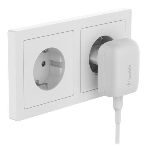Vægoplader Belkin WCA006VFWH Hvid 20 W