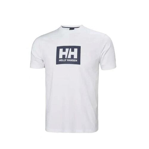 Kortærmet T-shirt til Mænd HH BOX T Helly Hansen 53285 003 Hvid L