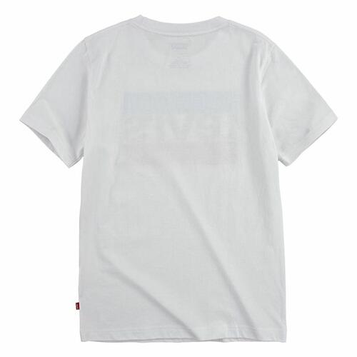 Kortærmet T-shirt til Børn Levi's Sportswear Logo Hvid 16 år