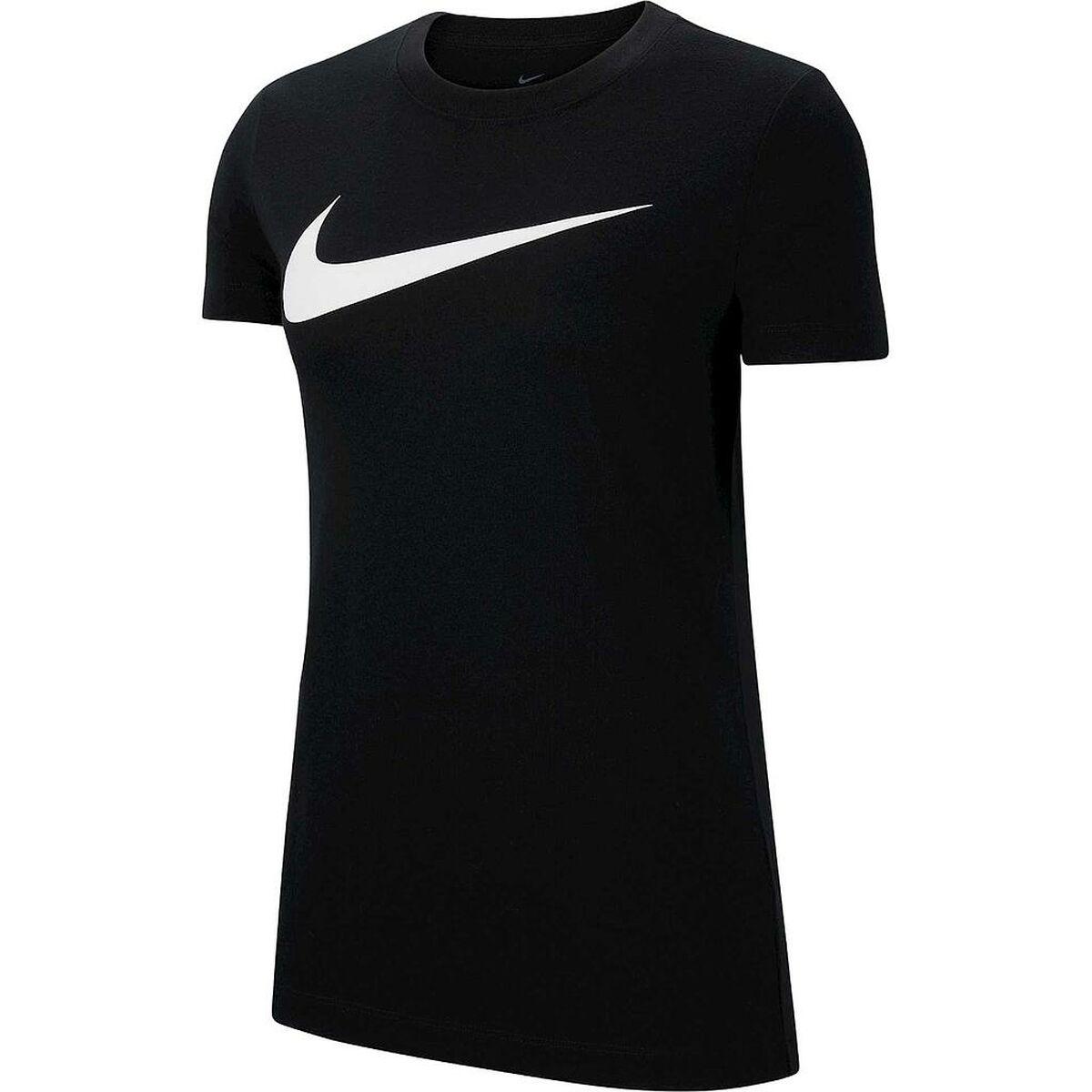 Kortærmet T-shirt til Kvinder DF PARK20 SS TEE CW6967 Nike Sort S