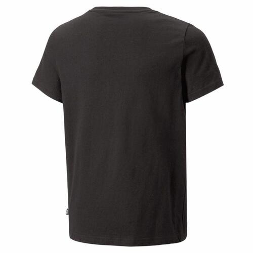 Kortærmet T-shirt til Børn Puma Essentials+ Street Art Grap Sort 9-10 år