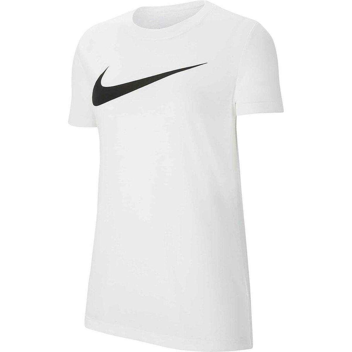 Kortærmet T-shirt til Kvinder DF PARK20 SS TEE CW6967 Nike Hvid S