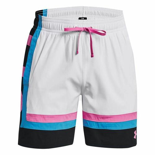 Basketball shorts til mænd Under Armour Baselin Hvid S