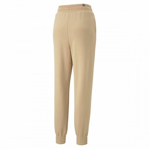 Lange sportsbukser Puma Embroidery High Beige Dame - L