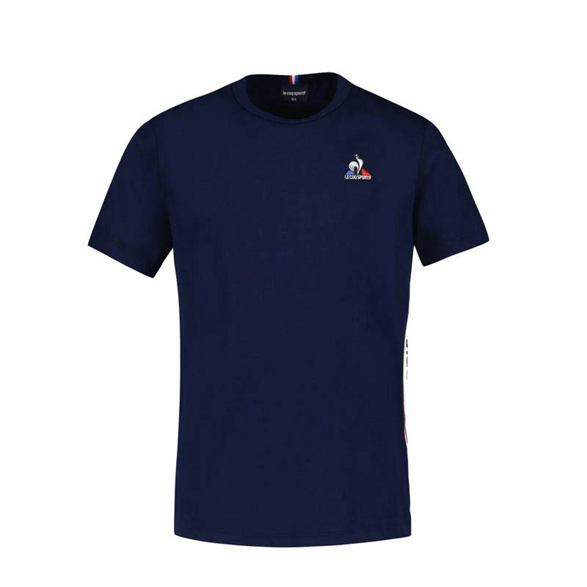 Kortærmet T-shirt til Børn Le coq sportif N°1 Tricolore Blå 12 år