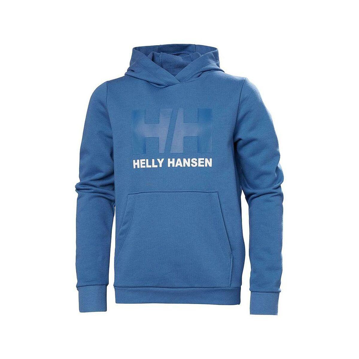 Hættetrøje til Børn HH LOGO HOODIE 2.0 Helly Hansen 41677 636 Blå 12 år