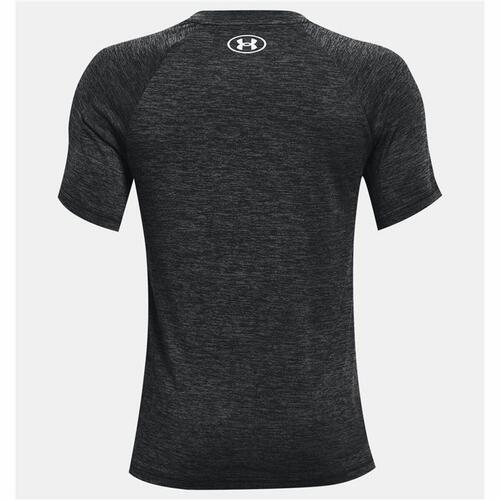 Kortærmet T-shirt til Børn Under Armour Tech Twist SS Sort 7 år
