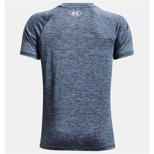 Kortærmet T-shirt til Børn Under Armour Tech Twist SS Blå Indigo 7 år
