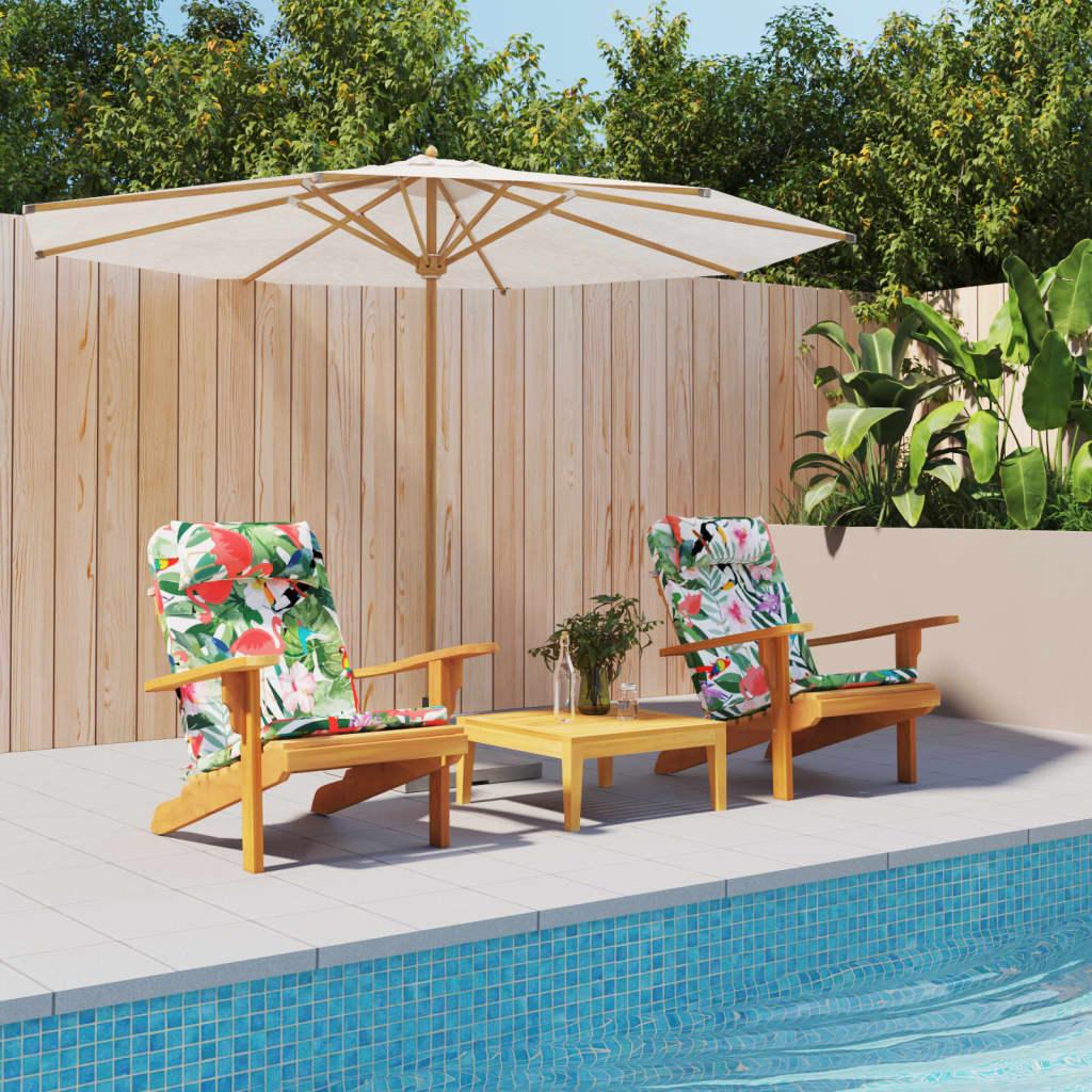 Hynder til Adirondack-stol 2 stk. oxfordstof flerfarvet