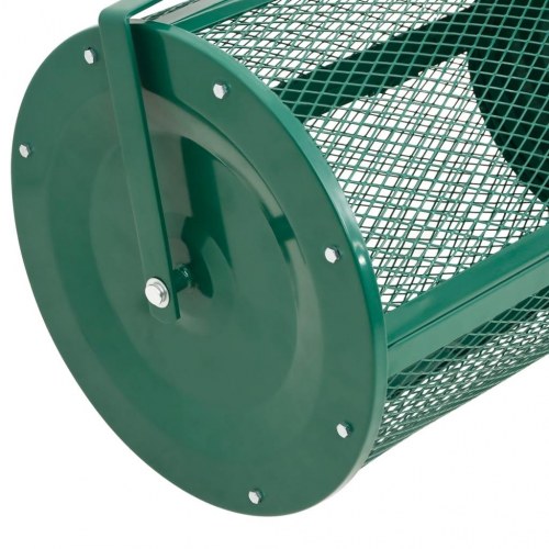 Gødningsspreder Ø40x60 cm stål grøn