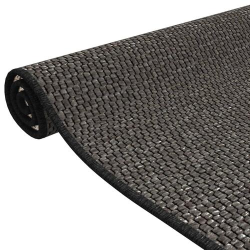 Tæppeløber 50x150 cm sisallook antracitgrå