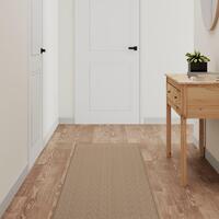 Tæppeløber 50x150 cm sisallook sandfarvet