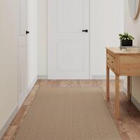 Tæppeløber 80x200 cm sisallook sandfarvet