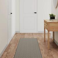 Tæppeløber 50x150 cm sisallook sølvfarvet