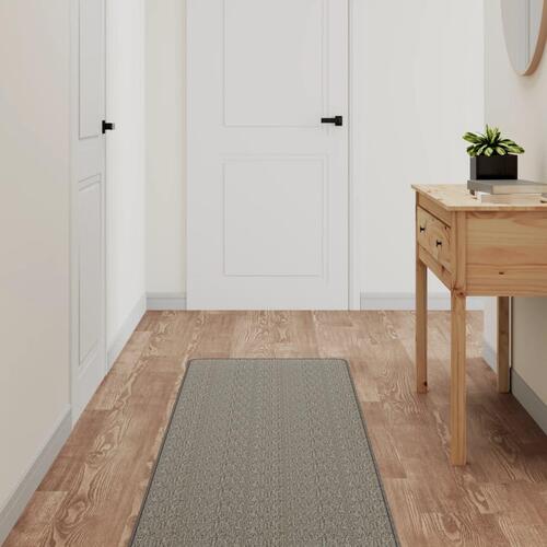 Tæppeløber 50x150 cm sisallook sølvfarvet