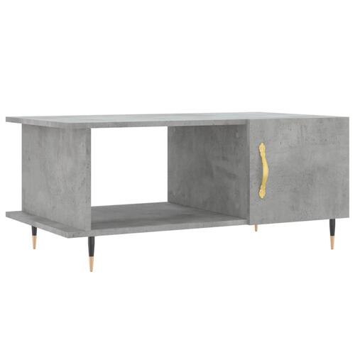 Sofabord 90x50x40 cm konstrueret træ betongrå