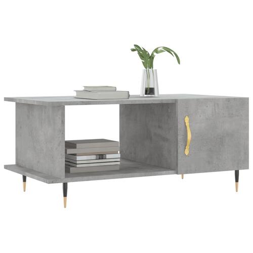 Sofabord 90x50x40 cm konstrueret træ betongrå