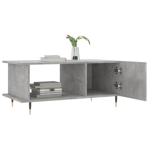 Sofabord 90x50x40 cm konstrueret træ betongrå