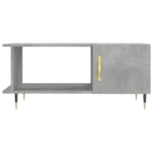 Sofabord 90x50x40 cm konstrueret træ betongrå
