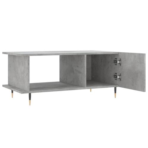 Sofabord 90x50x40 cm konstrueret træ betongrå