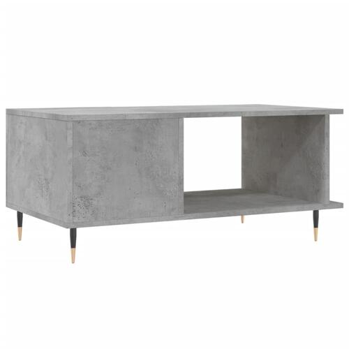 Sofabord 90x50x40 cm konstrueret træ betongrå