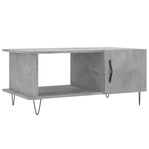 Sofabord 90x50x40 cm konstrueret træ betongrå