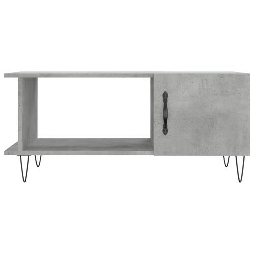 Sofabord 90x50x40 cm konstrueret træ betongrå