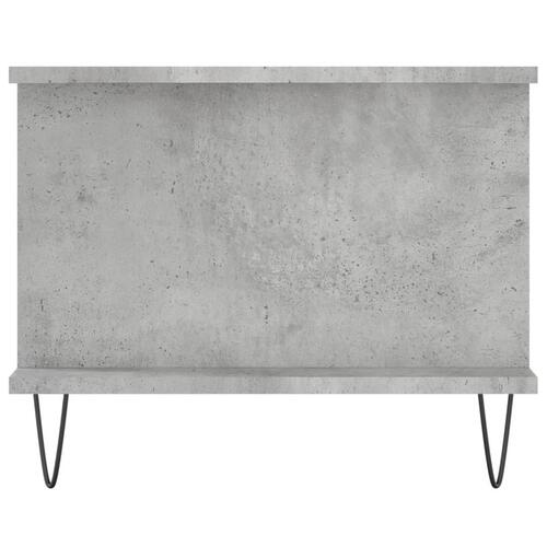 Sofabord 90x50x40 cm konstrueret træ betongrå