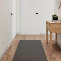 Tæppeløber 60x180 cm sisallook antracitgrå