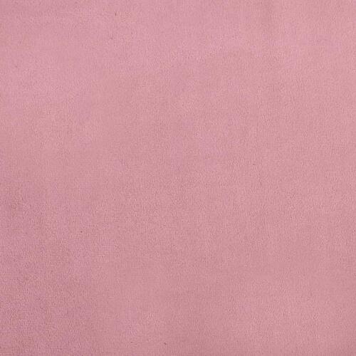 Sofa til børn 70x45x33 cm velour lyserød