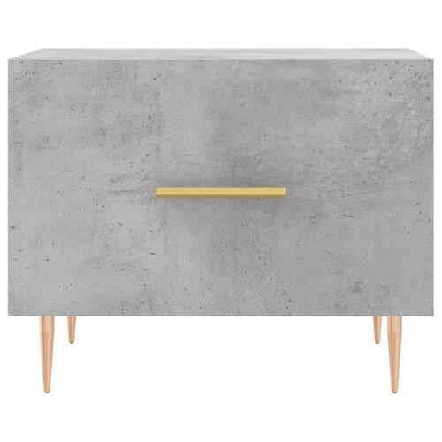 Sofabord 50x50x40 cm konstrueret træ betongrå