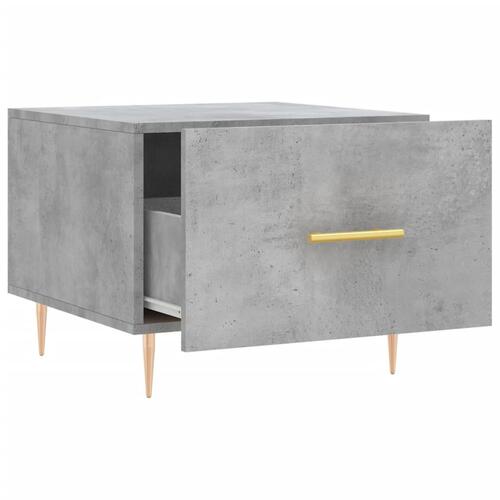 Sofabord 50x50x40 cm konstrueret træ betongrå