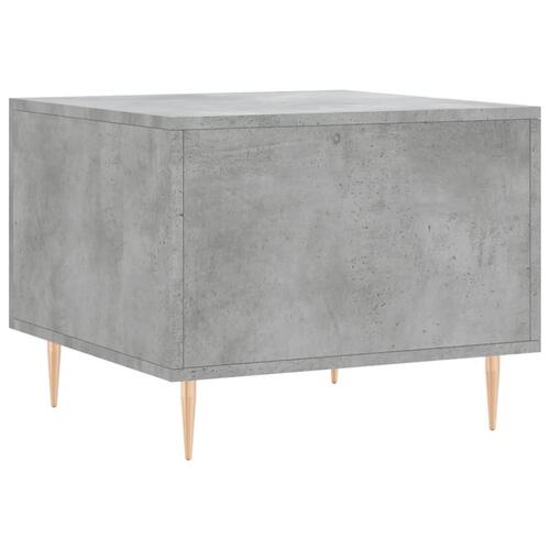 Sofabord 50x50x40 cm konstrueret træ betongrå