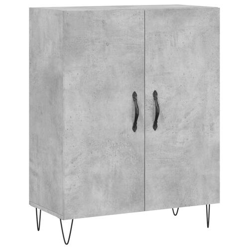 Skænk 69,5x34x90 cm konstrueret træ betongrå