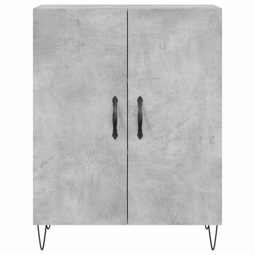 Skænk 69,5x34x90 cm konstrueret træ betongrå