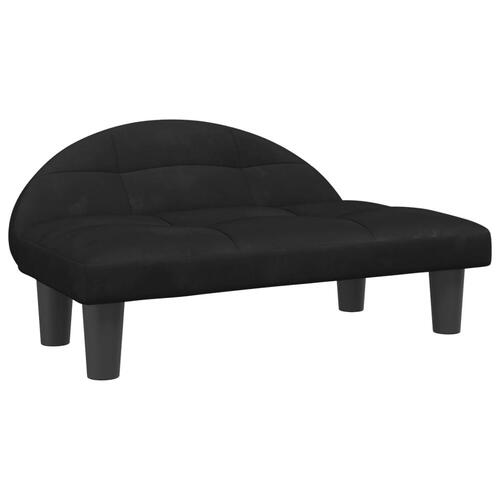 Hundeseng 70x52x30 cm velour sort