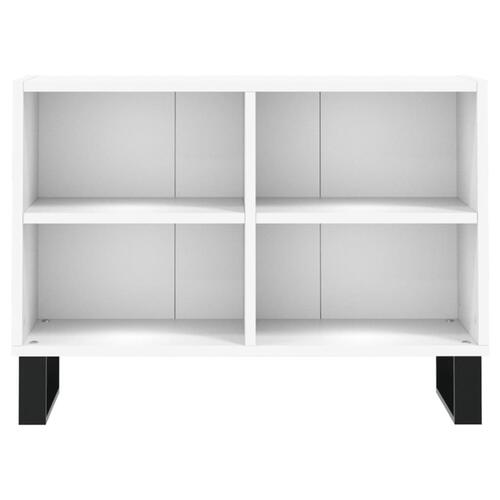 Tv-bord 69,5x30x50 cm konstrueret træ hvid