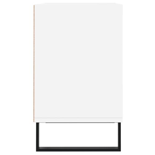 Tv-bord 69,5x30x50 cm konstrueret træ hvid