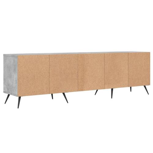 Tv-bord 150x30x44,5 cm konstrueret træ betongrå