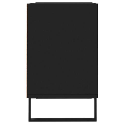 Tv-bord 69,5x30x50 cm konstrueret træ sort